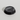 Black coffee cup lid on a light gray background