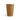 Brown paper cup on a white background