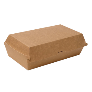 Soft Kraft Snack Boxes (KB6) – 176 x 91 x 85mm | Carton of 400