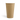 Brown paper cup on a white background