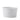 White paper ice cream cup on a white background