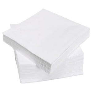 White 1-Ply GT Fold Lunch Napkins 30×30cm – Pack 3000