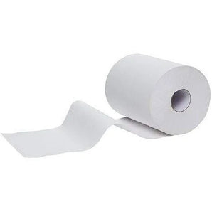 White Plain Hand Towel Rolls 80m – Pack 16