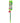 ALUMINUM HANDLE GREEN 1.5MX25MM 1PCS