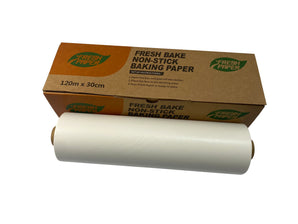 Non-Stick Baking Paper Rolls 30cm×120m – Commercial Parchment, Pack 6