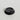 Black coffee cup lid on a light gray background