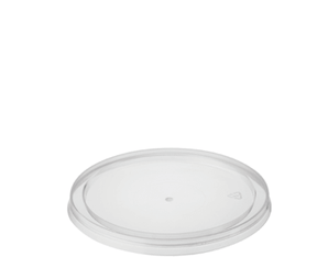 Clear Plastic Round Container Lids – Fits 1200ml (Carton of 300)