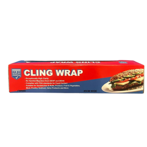 Food Grade Cling Wrap 45cm×600m – Commercial Kitchen Wrap 1 Roll