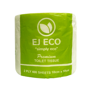 Premium Toilet Paper Rolls 2-Ply (400 Sheet) 100×100mm – Pack 48