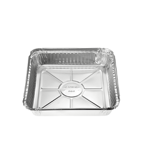 1.5kg Square Aluminium Foil Tray (22x22x5cm) – Pack 200