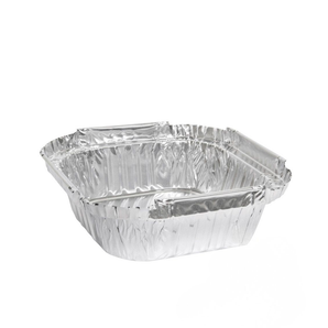 Small Square Aluminium Foil Tray (12x12x4cm) – Pack 500