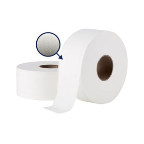 Jumbo Toilet Paper Rolls 2-Ply 300m – Pack 8