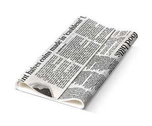 Newsprint Greaseproof Paper Sixth Cut 200×150mm – Food Wrap, 1000 Sheet