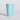 Turquoise paper cup with a logo on a light gray background