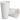 Two white paper cups on a white background