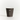 Black paperboard coffee cup with recycle and eco logos on a white background