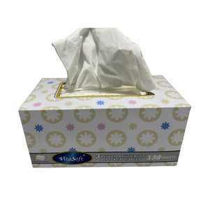 VS Facial Tissues 3-Ply (138 Sheet) – Pack 24