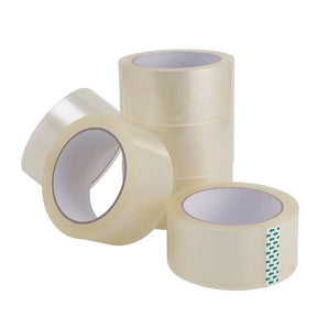 Premium Clear Packing Tape 48mm×75m – Pack 36