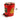 16L Mop Bucket with Metal Wringer Red